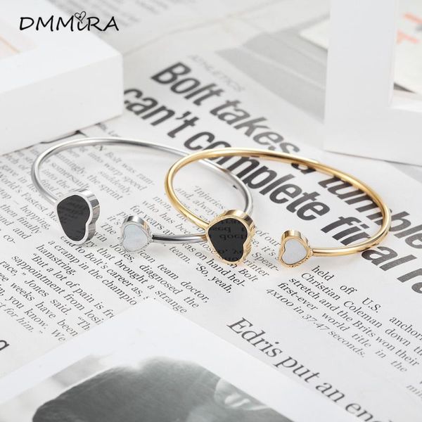 fashion women lovers color gold stainless steel white black blue double hearts drip oil bracelets bangle jewelry
fashion women lovers color gold stainless steel white black blue double hearts drip oil bracelets bangle jewelry