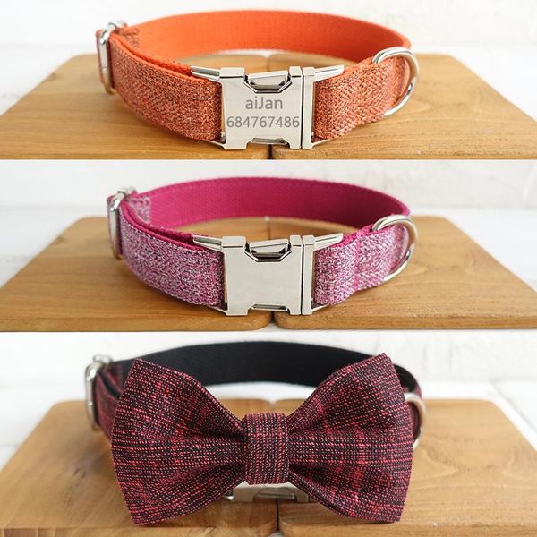 dog collars & leashes collar personalized name engraved customized adjustable nylon for large medium small dogs puppy bow tie
dog collars & leashes collar personalized name engraved customized adjustable nylon for large medium small dogs puppy bow tie
