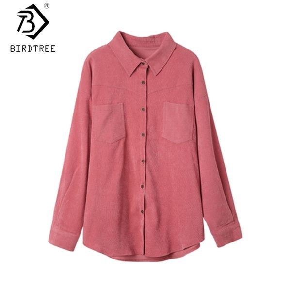 fall oversize women shirts loose corduroy turn-down collar single breasted ladies solid autumn blouses t09911k 210419, White
fall oversize women shirts loose corduroy turn-down collar single breasted ladies solid autumn blouses t09911k 210419, White