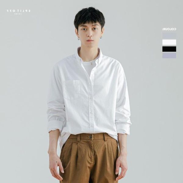men's casual shirts men/women fall spring long-sleeved business bf style for girls ins white solid color shirt, White;black
men's casual shirts men/women fall spring long-sleeved business bf style for girls ins white solid color shirt, White;black