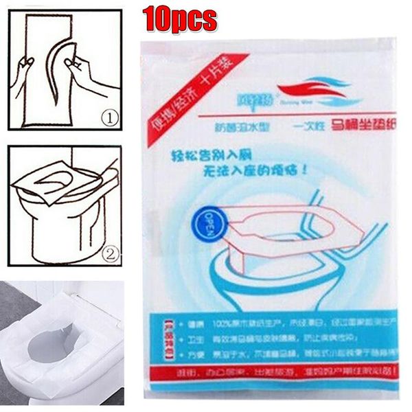 toilet seat covers 10/50 pcs disposable safe cover mat portable travel pad papier paper restroom
toilet seat covers 10/50 pcs disposable safe cover mat portable travel pad papier paper restroom