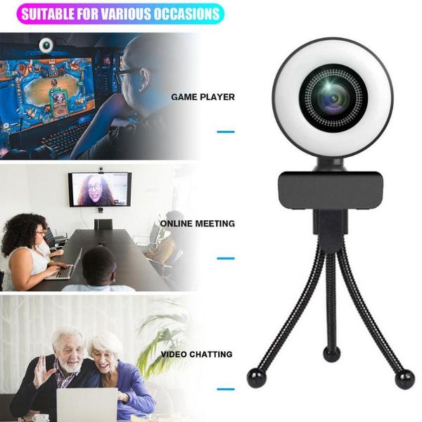 webcams fill light camera multifunctional hd usb webcam ring ligh tripod stand phone holder selfie makeup live vlog wide-angle
webcams fill light camera multifunctional hd usb webcam ring ligh tripod stand phone holder selfie makeup live vlog wide-angle