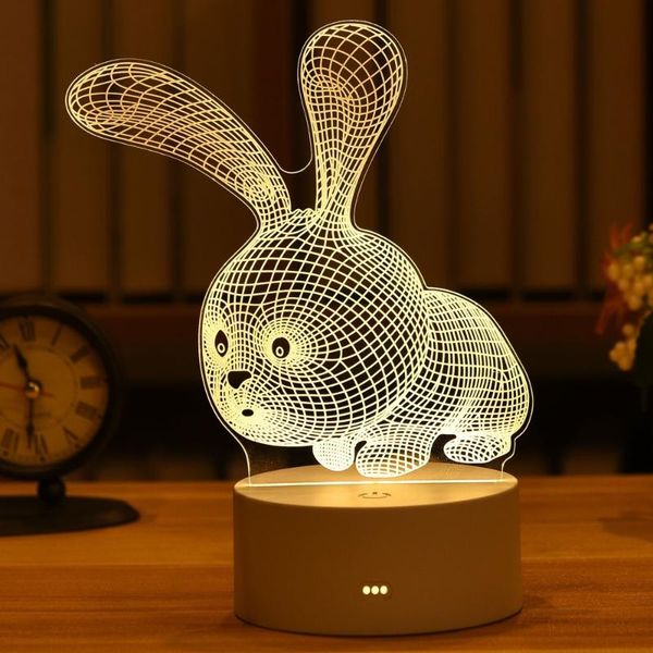 night lights led warm color button acrylic optical light 3d animal decoration children's birthday gift diy
night lights led warm color button acrylic optical light 3d animal decoration children's birthday gift diy