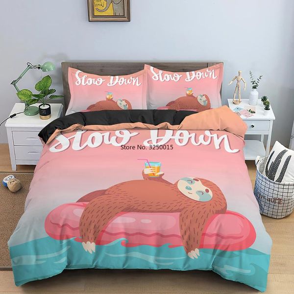 bedding sets soft kids set cartoon cute sloth duvet cover boys girls pink king size quilt
bedding sets soft kids set cartoon cute sloth duvet cover boys girls pink king size quilt