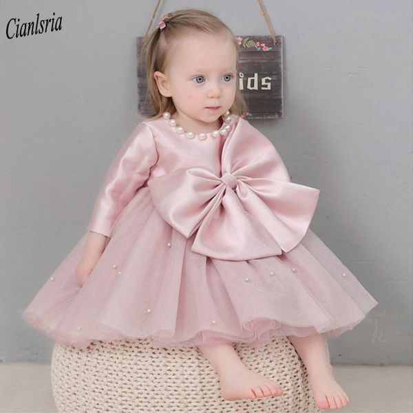 girl's dresses pink long sleeve tea-length ball gown flower girl o-neck with big bow pearls princess birthday party dress, Red;yellow
girl's dresses pink long sleeve tea-length ball gown flower girl o-neck with big bow pearls princess birthday party dress, Red;yellow
