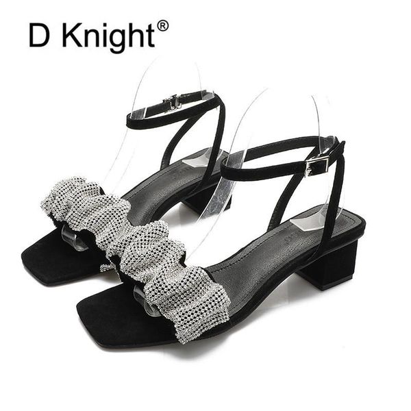 spring summer women sandals fashion rhinestones 4.5cm thick heel lady sandal open toe mid-heel buckle strap shoes, Black
spring summer women sandals fashion rhinestones 4.5cm thick heel lady sandal open toe mid-heel buckle strap shoes, Black