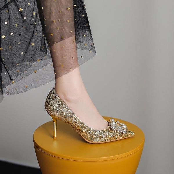 dress shoes 2021 sequin high heels women pumps stiletto fashionable square buckle rhinestone banquet shiny ladies, Black
dress shoes 2021 sequin high heels women pumps stiletto fashionable square buckle rhinestone banquet shiny ladies, Black