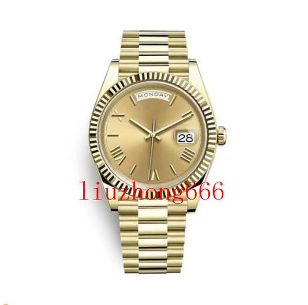 rose gold double date day men's watch roman numeral dial sapphire glass stainless steel solid clasp bracelet automatic sports president, Slivery;brown
rose gold double date day men's watch roman numeral dial sapphire glass stainless steel solid clasp bracelet automatic sports president, Slivery;brown
