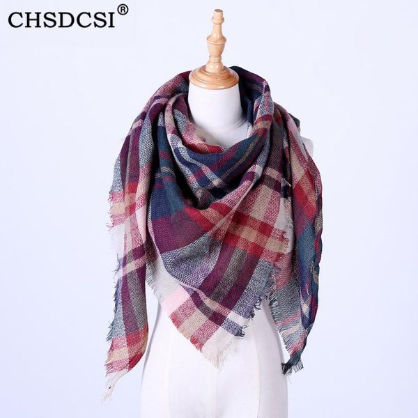 scarves chsdcsi female shawls pashmina warm cashmere women's winter triangle scarf long shawl plaid bandana wraps blanket hijabs, Blue;gray
scarves chsdcsi female shawls pashmina warm cashmere women's winter triangle scarf long shawl plaid bandana wraps blanket hijabs, Blue;gray