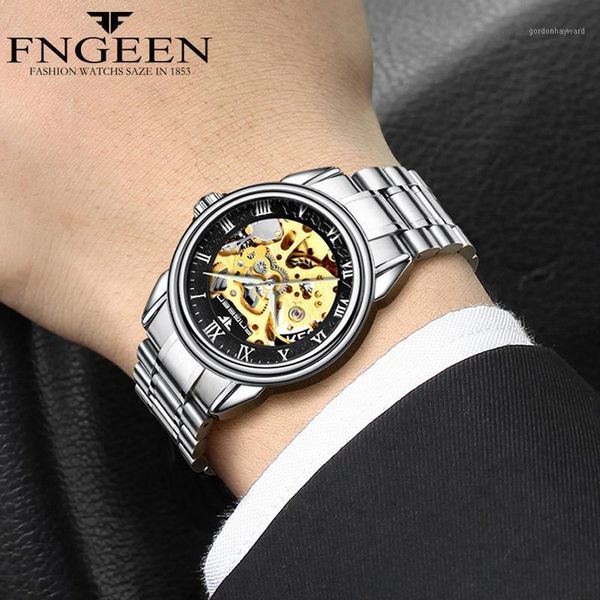 brand men watches automatic mechanical watch male tourbillon clock gold fashion skeleton wristwatch relogio masculino wristwatches, Slivery;brown
brand men watches automatic mechanical watch male tourbillon clock gold fashion skeleton wristwatch relogio masculino wristwatches, Slivery;brown