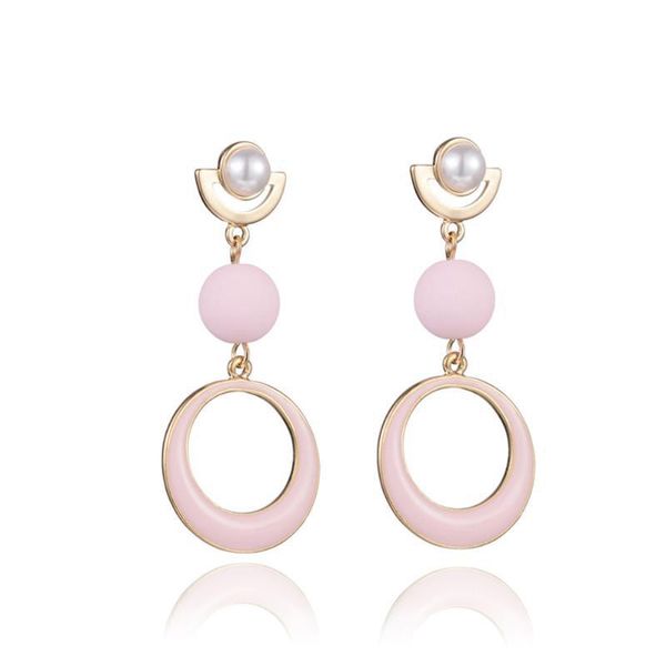 dangle & chandelie elegance acrylic earrings exaggerated big pendant geometric shape bead handmade pink color jewelry, Silver
dangle & chandelie elegance acrylic earrings exaggerated big pendant geometric shape bead handmade pink color jewelry, Silver