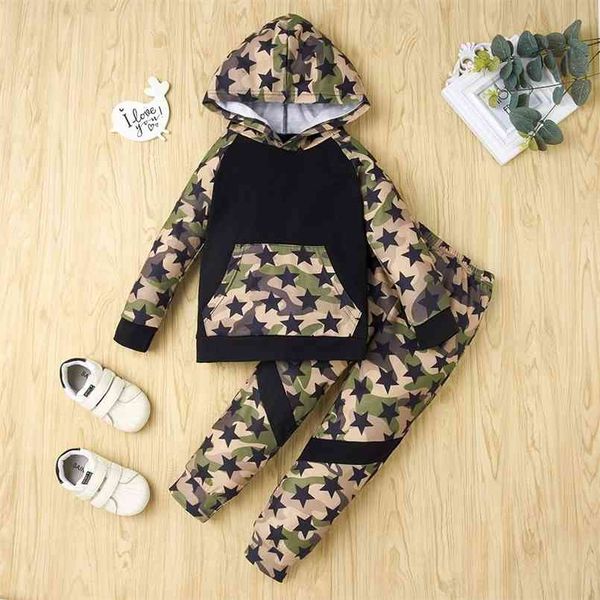 2-piece baby / toddler camouflage pentagram long-sleeve hooded pullover and pants set 210528, White
2-piece baby / toddler camouflage pentagram long-sleeve hooded pullover and pants set 210528, White