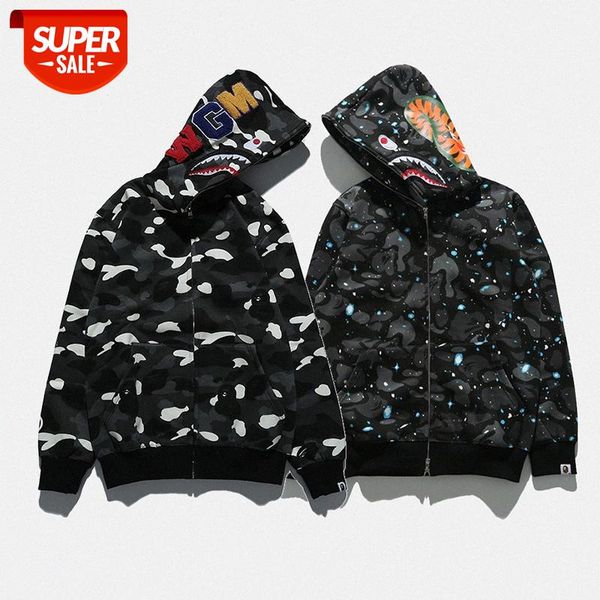 shark luminous camouflage plus velvet sweater men's hooded casual jacket #9m8s, Black
shark luminous camouflage plus velvet sweater men's hooded casual jacket #9m8s, Black