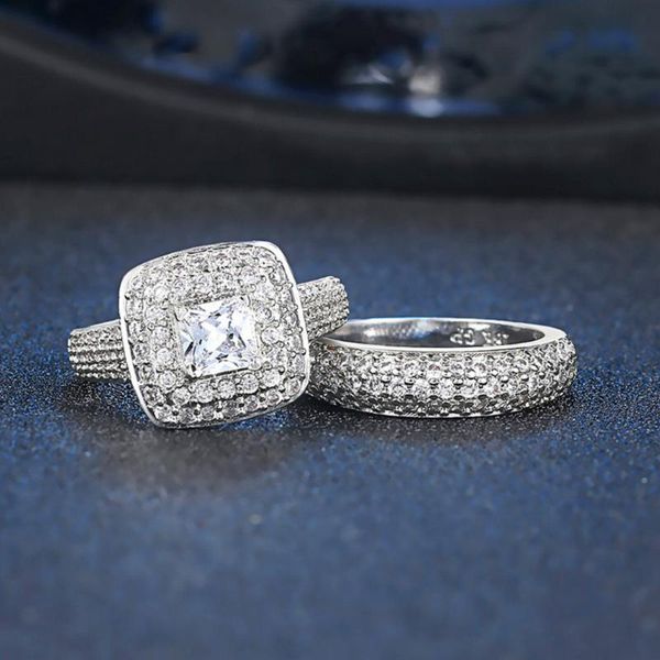 wedding rings fashion band ring set for women jewelry couple silver finger midi simple korean cubic zirconia crystal, Slivery;golden
wedding rings fashion band ring set for women jewelry couple silver finger midi simple korean cubic zirconia crystal, Slivery;golden
