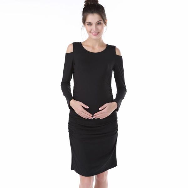 maternity dresses spring long sleeve clothes elastic dress nice black daywear for pregnant women elegant lady vestidos, White
maternity dresses spring long sleeve clothes elastic dress nice black daywear for pregnant women elegant lady vestidos, White