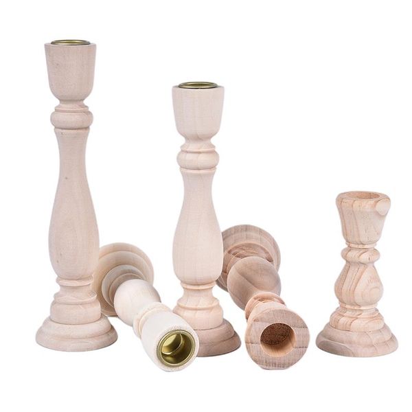 candle holders candlesticks holders, retro unpainted wood classic craft wedding decorations
candle holders candlesticks holders, retro unpainted wood classic craft wedding decorations