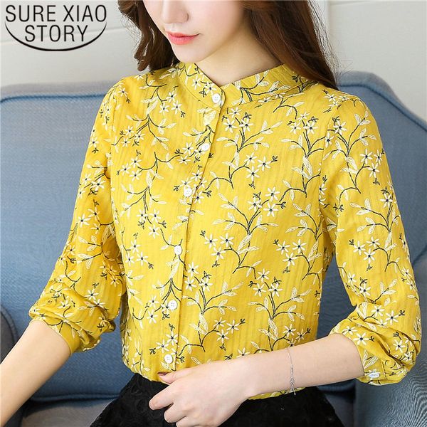 autumn fashion chiffon blouses three quarter sleeve casual office lady o-neck women clothing 5375 50 210415, White
autumn fashion chiffon blouses three quarter sleeve casual office lady o-neck women clothing 5375 50 210415, White