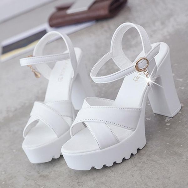 sandals women fish mouth platform high heels wedges buckle slope shoes woman party sandles, Black
sandals women fish mouth platform high heels wedges buckle slope shoes woman party sandles, Black