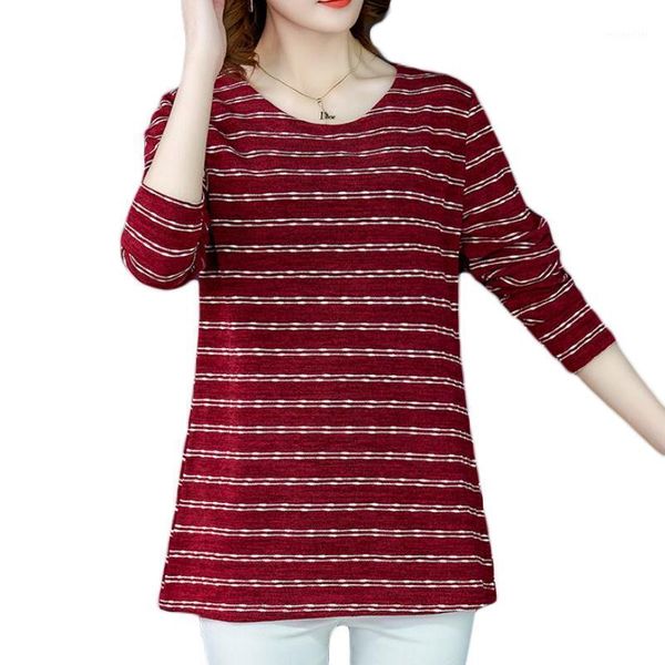 women's blouses & shirts vintage striped blouse women long sleeve o-neck korean loose casual plus size camisas mujer, White
women's blouses & shirts vintage striped blouse women long sleeve o-neck korean loose casual plus size camisas mujer, White