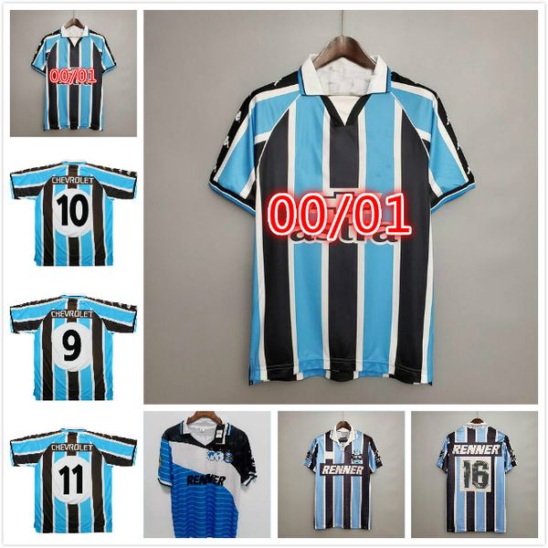 2000 2001 gremio ronaldinho mens retro soccer jerseys 1995 1996 zinho nene warley home blue black football shirts camisetas de futebol unifo, Black;yellow
2000 2001 gremio ronaldinho mens retro soccer jerseys 1995 1996 zinho nene warley home blue black football shirts camisetas de futebol unifo, Black;yellow