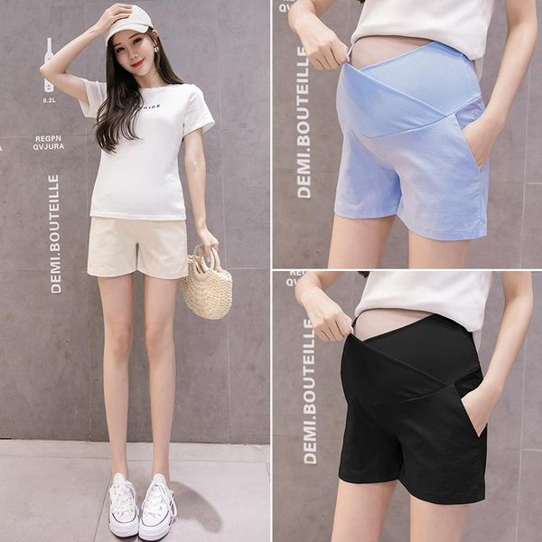 maternity bottoms 4809# leisure pants stylish low waist shorts elastic for pregnant women belly support trousers, White
maternity bottoms 4809# leisure pants stylish low waist shorts elastic for pregnant women belly support trousers, White