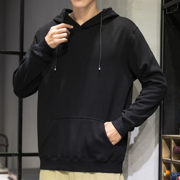 lianxu menswear | 2020 autumn hooded large size simple pullover solid color menswear hooded, Black
lianxu menswear | 2020 autumn hooded large size simple pullover solid color menswear hooded, Black
