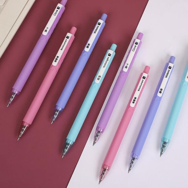 gel pens 1 pcs random 0.5mm simple solid color press pen study neutral black ink students kawaii school stationery supplies
gel pens 1 pcs random 0.5mm simple solid color press pen study neutral black ink students kawaii school stationery supplies