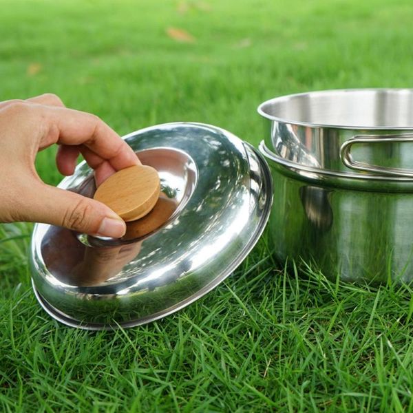 camp kitchen durable cooking set with folding handle picnic lightweight pot pan outdoor portable home cookware hiking camping stainless stee
camp kitchen durable cooking set with folding handle picnic lightweight pot pan outdoor portable home cookware hiking camping stainless stee