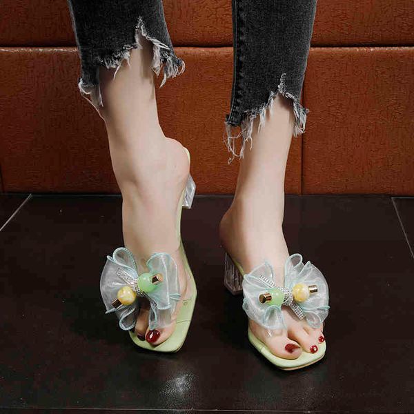 pvc clear heels bow high slippers summer outdoor fashion transparent heel sandals women, Black
pvc clear heels bow high slippers summer outdoor fashion transparent heel sandals women, Black