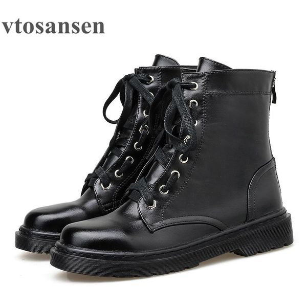 boots lace up chunky women rubber sole autumn winter short round toe with zipper low heel drop ship shoes, Black
boots lace up chunky women rubber sole autumn winter short round toe with zipper low heel drop ship shoes, Black