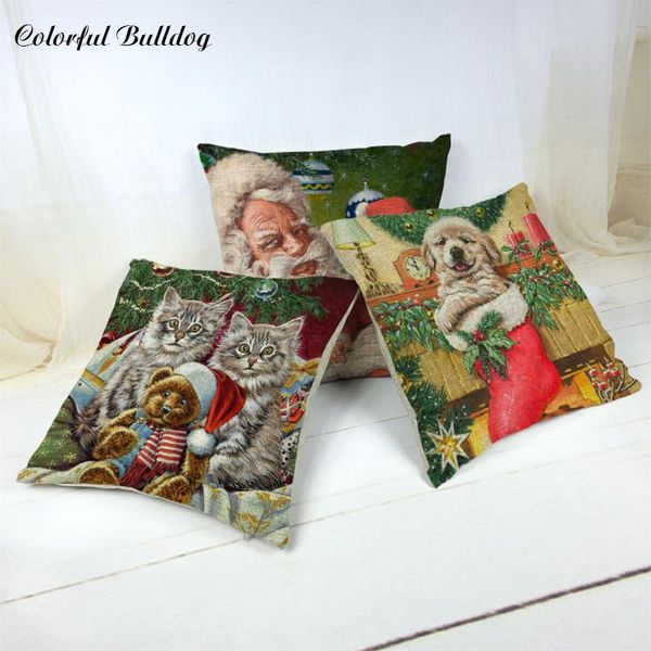 cushion/decorative pillow christmas cushion cover pattern cartoon santa claus dog cat reindeer moon hat decor home party sofa car seat
cushion/decorative pillow christmas cushion cover pattern cartoon santa claus dog cat reindeer moon hat decor home party sofa car seat