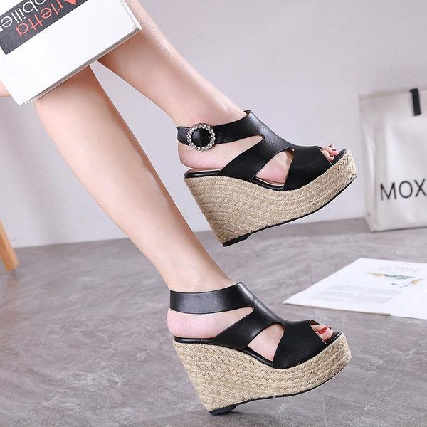 dress shoes 2021 summer womens wedges platform sandals for women heeled female causal flip flops ymb126, Black
dress shoes 2021 summer womens wedges platform sandals for women heeled female causal flip flops ymb126, Black