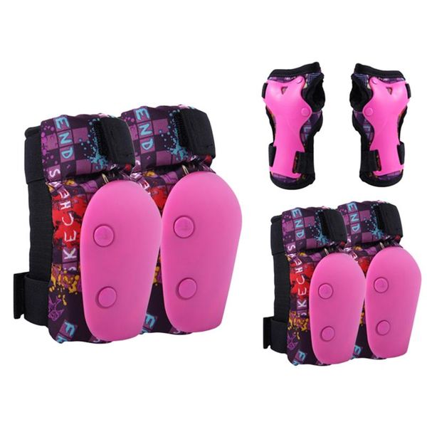 elbow & knee pads 6pcs protective gear set sports rollerblading cycling for kids wrist guards gift outdoor bike skateboarding, Black;gray
elbow & knee pads 6pcs protective gear set sports rollerblading cycling for kids wrist guards gift outdoor bike skateboarding, Black;gray