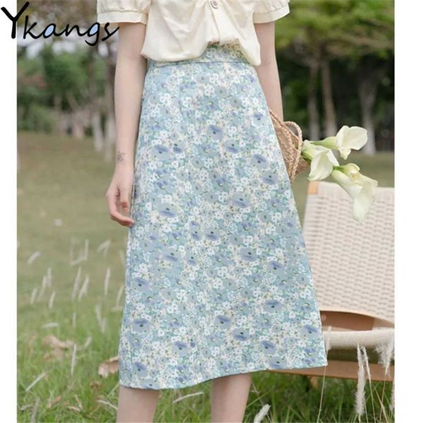 elastic high waist split fork frill skirt floral printed midi skirt mid-calf a-line flowing skirts for women summer prairie chic 210619, Black
elastic high waist split fork frill skirt floral printed midi skirt mid-calf a-line flowing skirts for women summer prairie chic 210619, Black
