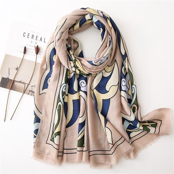 scarves luxury scarf for women lightweight floral flower fall winter shawl wrap with short tassels, Blue;gray
scarves luxury scarf for women lightweight floral flower fall winter shawl wrap with short tassels, Blue;gray