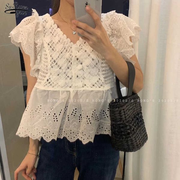 summer korea lace embroidery stitching women blouse office hollow out v neck floral shirts women short sleeve blusas 14455 210527, White
summer korea lace embroidery stitching women blouse office hollow out v neck floral shirts women short sleeve blusas 14455 210527, White