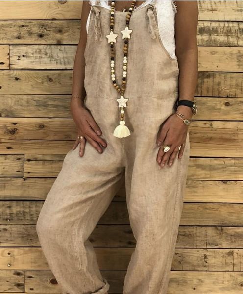 women's pants & capris 2021 product cotton and linen fashion casual loose suspender jumpsuit plus size overalls, Black;white
women's pants & capris 2021 product cotton and linen fashion casual loose suspender jumpsuit plus size overalls, Black;white