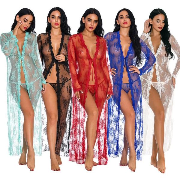 women's sleepwear home clothes deep v shirt lace embroidery female underwear with panty see through mesh nightie, Black;red
women's sleepwear home clothes deep v shirt lace embroidery female underwear with panty see through mesh nightie, Black;red