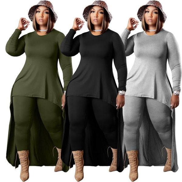 women's two piece pants zkyzwx plus size loungewear set long sleeve irregular fitness casual tracksuit women clothing matching sets, White
women's two piece pants zkyzwx plus size loungewear set long sleeve irregular fitness casual tracksuit women clothing matching sets, White