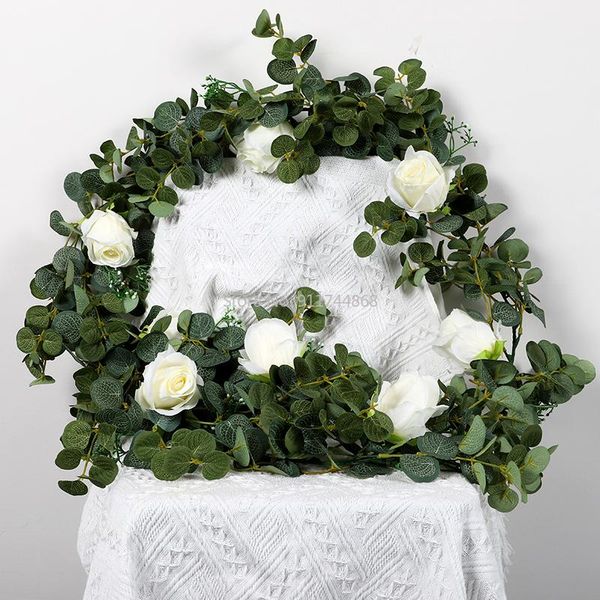 decorative flowers & wreaths 1.85m artificial plants fake eucalyptus vine garland hanging for wedding home office party garden craft art dec
decorative flowers & wreaths 1.85m artificial plants fake eucalyptus vine garland hanging for wedding home office party garden craft art dec