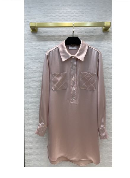 2021 autumn winter milan runway dresses lapel neck long sleeve women's designer dress brand same style dress 0911-4, Black 
2021 autumn winter milan runway dresses lapel neck long sleeve women's designer dress brand same style dress 0911-4, Black