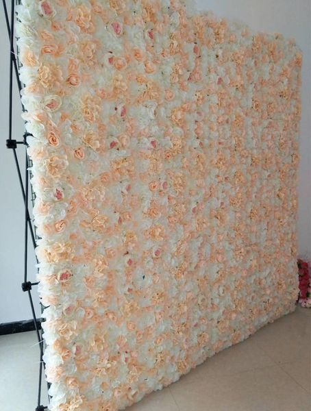 

60x40cm each piece peony hydrangea rose flower wall panels for wedding backdrop centerpieces party decorations 12pcs/lot decorative flowers