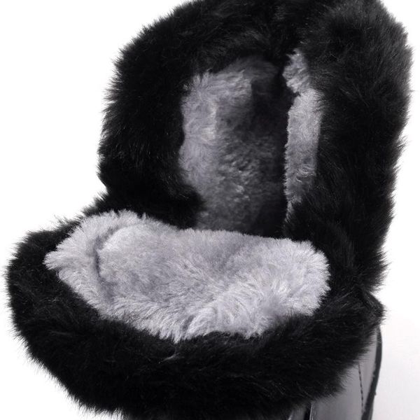boots qplyxco size 35-44 russia winter snow thick fur inside platform shoes woman wedges heel women ankle female, Black
boots qplyxco size 35-44 russia winter snow thick fur inside platform shoes woman wedges heel women ankle female, Black