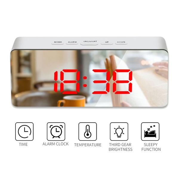 other clocks & accessories mirror surface digital clock 12/24h two time designs with led display snooze humidity temperature detect
other clocks & accessories mirror surface digital clock 12/24h two time designs with led display snooze humidity temperature detect