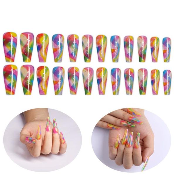 false nails diy long beauty tools acrylic manicure full cover fake ballerina nail tips, Red;gold 
false nails diy long beauty tools acrylic manicure full cover fake ballerina nail tips, Red;gold