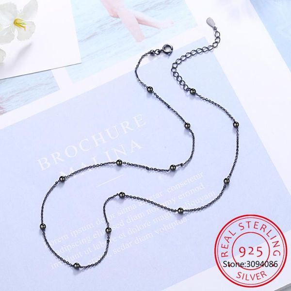 chains lekani simple 3 color choker necklace for women gift authentic 925 sterling silver light beads naked chain fashion fine jewelry
chains lekani simple 3 color choker necklace for women gift authentic 925 sterling silver light beads naked chain fashion fine jewelry