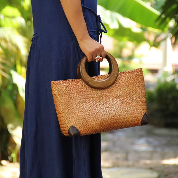 straw bamboo woven bag brown stuff sackstotes women's portable rattan straw leisure vacation beach hand
straw bamboo woven bag brown stuff sackstotes women's portable rattan straw leisure vacation beach hand
