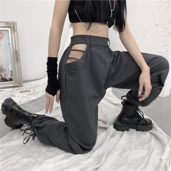 women's pants & capris casual style hollow out spring autumn gray harem clothing ins ulzzang streetwear harajuku, Black;white
women's pants & capris casual style hollow out spring autumn gray harem clothing ins ulzzang streetwear harajuku, Black;white