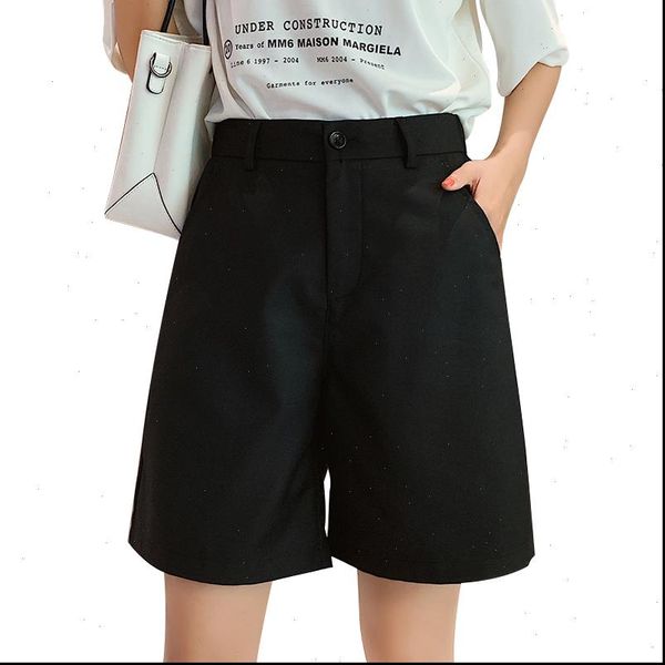 back women short elastic waist shorts high bermuda female plus size black girls fashion outfit wide leg, White;black
back women short elastic waist shorts high bermuda female plus size black girls fashion outfit wide leg, White;black