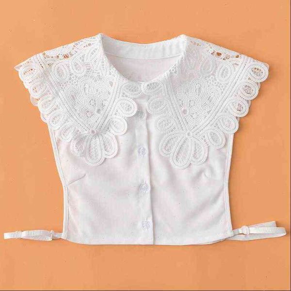 lolita style women blouses fake collar ladies blouse lace flower white chiffon vintage half shirt detachable
lolita style women blouses fake collar ladies blouse lace flower white chiffon vintage half shirt detachable